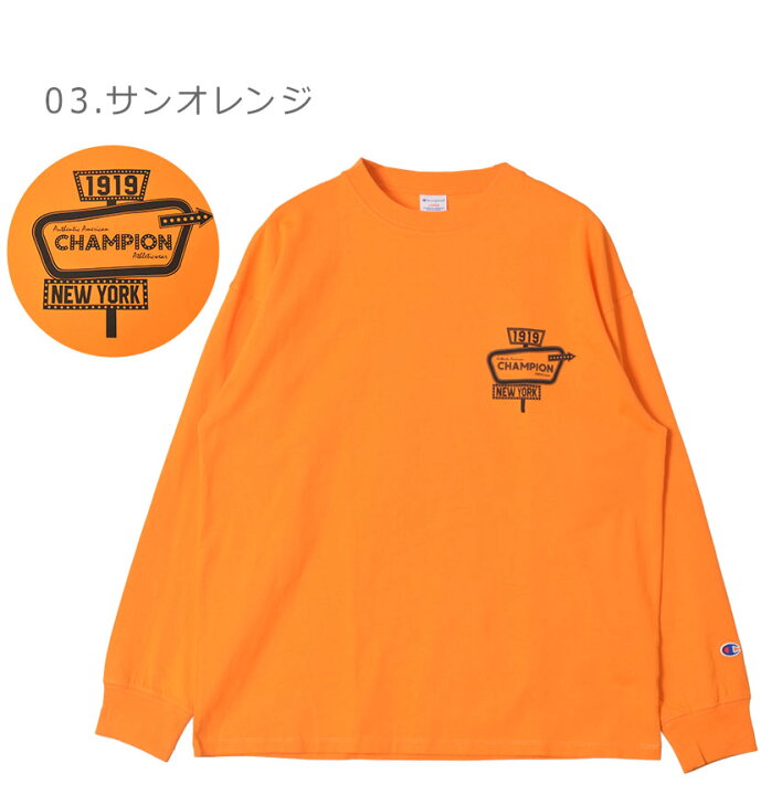 楽天市場】【ネコポス配送】 チャンピオン 長袖Tシャツ ロンT メンズ 