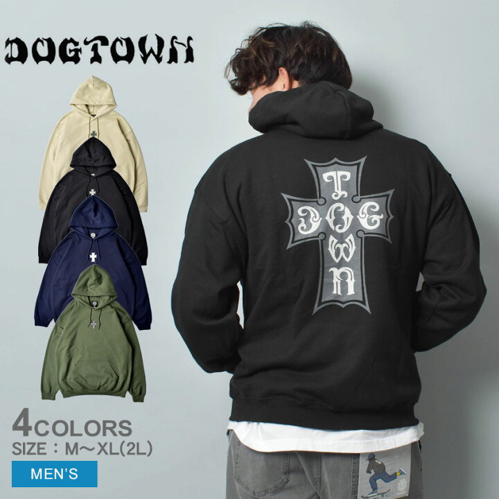 楽天市場】ドッグ タウン パーカー DOG TOWN トライバル クロス 