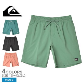 【ゆうパケット配送】 クイックシルバー スイムパンツ QUIKSILVER EVERYDAY SOLID VOLLEY 19 ボードショーツ メンズ ブルー 青 グリーン 緑 AQYJV03155 水着 水陸両用 ハイブリット 海パン ショートパンツ ハーフパンツ ボトムス サーフブランド サーファー