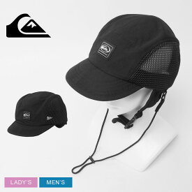 【店内全品★P5倍！】クイックシルバー サーフキャップ QUIKSILVER UV WATER SURF CAP メンズ レディース ブラック 黒 QSA241719 帽子 サーフ ブランド カジュアル シンプル アウトドア レジャー おしゃれ ファッション 日除け UVカット UPF50+