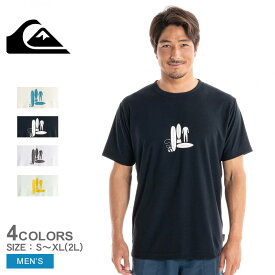 【ゆうパケット配送】クイックシルバー ラッシュガード QUIKSILVER PB SEA PLAY SS メンズ ホワイト 白 ブラック 黒 QLY231004 トップス 水陸両用 Tシャツ T-SHIRTS シャツ サーフィン サーファー 半袖 ビーチウェア マリンスポーツ UVカット UPF50+ 紫外線 速乾 コラボ