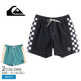 クイックシルバー ボードショーツ QUIKSILVER ORIGINAL ARCH VOLLEY 17NB メンズ ブラック 黒 ブルー EQYJV03995 サーフトランクス サーフィン サーファー ボトムス 短パン パンツ ハーフパンツ ブランド カジュアル ブロックチェック