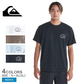 【店内全品★P5倍！】【ゆうパケット配送】クイックシルバー ラッシュガード QUIKSILVER TIMELESS SS メンズ ブラック 黒 ブルー 青 ブラウン ホワイト 白 QLY232006 トップス Tシャツ 水陸両用 サーフィン サーファー 半袖 ビーチウェア マリンスポーツ ブランド カジュアル