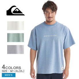 【店内全品★P2倍！】【ゆうパケット配送】クイックシルバー Tシャツ QUIKSILVER メンズ 青 ブルー 緑 グリーン 白 ホワイト グレー SHO MW ST QST232019 半袖 トップス サーフブランド SHO WATANABE コラボTシャツ ルーズフィット ゆったり ウェア サーフィン