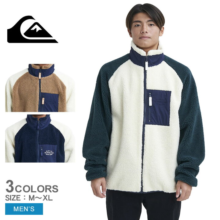 楽天市場】クイックシルバー フリースジャケット QUIKSILVER ボア 