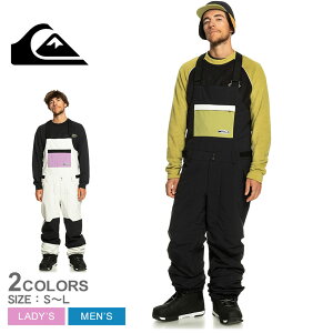 クイックシルバー パンツ QUIKSILVER FLY HIGH BIB メンズ レディース ブラック 黒 カーキ EQYTP03207 スノーボードウェア スノボ スキーウェア 無地 ウィンタースポーツ 裾丈調節 雪山 旅行 冬 ボトム