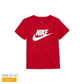 【ゆうパケット配送】 ナイキ 半袖Tシャツ NIKE FUTURA AIR 半袖Tシャツ キッズ レッド 赤 ホワイト 白 76F939 U10 ウェア トップス カットソー クルーネック シンプル カジュアル スポーツ トレーニング ジム 半袖 男の子 女の子 子ども