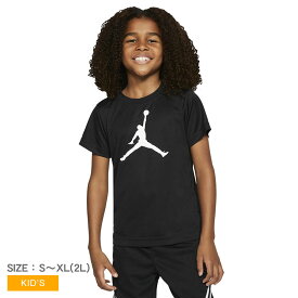 【ゆうパケット配送】ナイキ NIKE ジョーダン ジャンプマン ロゴ Tシャツ JDN JUMPMAN LOGO DF TEE キッズ ジュニア 子供 半袖Tシャツ ポリエステル100％ ブラック 黒 S-XL 954293-023 男の子 女の子 子ども ウエア トップス ブランド シンプル バスケ