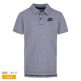 【ゆうパケット配送】 ナイキ NIKE NSW CTTN PIQUE POLO キッズ ジュニア 子供 こども 女の子 男の子 春 夏 秋 ポロシャツ 半袖 半袖ポロシャツ スポーツウェア トップス ウェア グレー 86J348 ドライフィット 吸汗速乾性 速乾|slz|