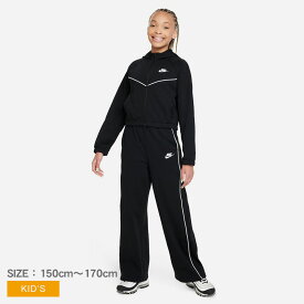 ナイキ セットアップ NIKE スポーツウェア キッズ ジュニア 子供 ブラック 黒 FD2948 春 秋 冬 150 160 170 cm 男の子 女の子 子ども ウエア トラックスーツ ジャージ トップス 長袖 長ズボン パンツ ズボン ロングパンツ 上下セット