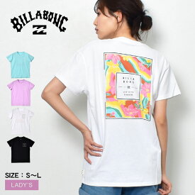 【ゆうパケット配送】 ビラボン 半袖Tシャツ BILLABONG LARGE SQUARE PATTEN LOGO TEE レディース ブラック 黒 ホワイト 白 BD0113201 トップス 半袖 Tシャツ 人気 おしゃれ ロゴ サーフ プリント カジュアル 海 ストリート シンプル ブランド アウトドア