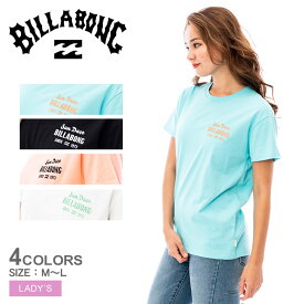 【ゆうパケット配送】ビラボン 半袖Tシャツ BILLABONG PATTERN SQUARE EMB LOGO Tシャツ レディース ブラック 黒 ホワイト 白 ピンク ブルー 青 BD013234 トップス 半袖 Tシャツ 人気 おしゃれ ロゴ サーフ プリント カジュアル 海 ストリート シンプル ブランド