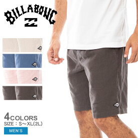 【店内全品★P5倍！】ビラボン パンツ BILLABONG メンズ ブラック 黒 ホワイト 白 LARRY LAYBACK WALK PANT BD011614 ハーフパンツ ボトムス 半ズボン ワンポイント 短パン パンツ ブランド カジュアル シンプル サーフ おしゃれ 無地 ピンク ネイビー 紺