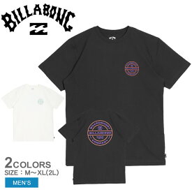 【ゆうパケット配送】 ビラボン 半袖Tシャツ BILLABONG BRACKET WAVE Tシャツ メンズ ブラック 黒 ベージュ BE011206 トップス 半袖 Tシャツ 人気 おしゃれ ロゴ サーフ プリント バックプリント カジュアル 海 ストリート シンプル ブランド アウトドア