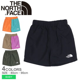 【店内全品★P5倍！】ザ ノースフェイス ハーフパンツ THE NORTH FACE クラスファイブショート キッズ ベビー ブラック 黒 オレンジ CLASS V SHORT NBB42430 男の子 女の子 子ども ズボン ハーフパンツ ウエア ノースフェース ブランド アウトドア レジャー