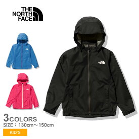 【店内全品★P2倍！】ザ ノースフェイス ジャケット THE NORTH FACE ベンチャージャケット キッズ ジュニア 子供 ブラック 黒 VENTURE JACKET NPJ12304 男の子 女の子 ノースフェース ブランド フード 通気 公園 キャンプ 通学 防水 軽量 レインコート