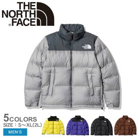 【店内全品★P5倍！】ザ ノースフェイス ダウンジャケット THE NORTH FACE ヌプシジャケット メンズ ブラック 黒 グレー Nuptse Jacket ND92234 アウター アウトドア ウェア キャンプ トレッキング デイリー フェス ダウン アクティビティ 軽量 登山 野外 防寒