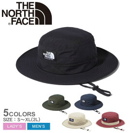 ザ ノースフェイス 帽子 THE NORTH FACE ホライズンハット メンズ レディース ブラック 黒 ネイビー 紺 Horizon Hat NN02336 ノースフェース ノース シンプル アウトドア アドベンチャーハット サファリハット 日よけ UVカット