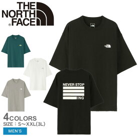 ザ ノースフェイス 半袖Tシャツ THE NORTH FACE ネバー ストップ アイエヌジー ショートスリーブ Tシャツ メンズ ブラック 黒 ホワイト 白 グリーン 緑 グレー NEVER STOP ING SHORT SLEEVE TEE NT82331 ノースフェース トップス 半袖|slz|