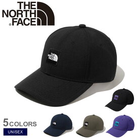 ザ ノースフェイス 帽子 THE NORTH FACE スクエアロゴキャップ ユニセックス ブラック 黒 ネイビー 紺 Square Logo Cap NN02334 ぼうし ブランド キャップ 男女兼用 UPF50 紫外線カット率95％以上 人気 おしゃれ 定番 ノースフェース
