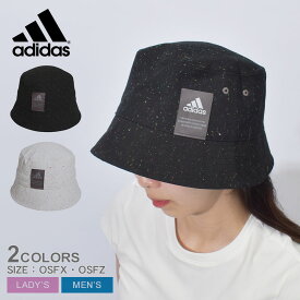 アディダス 帽子 ADIDAS MH シーズナルバケットハット メンズ レディース ブラック 黒 ホワイト 白 IKK17 ユニセックス 男女兼用 バケハ ハット シンプル スポーティ フェス スポーツ アウトドア キャンプ カジュアル 運動 定番 ロゴ