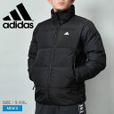 アディダス ダウンジャケット ADIDAS M ESS ダウンジャケット メンズ ブラック 黒 M ESS DOWN JACKET KOU14 ダウン 撥水 はっ水 長袖 スタンドカラー フルジップ ロゴ アウトドア スポーティ スポーツ カジュアル ブランド 国内正規品