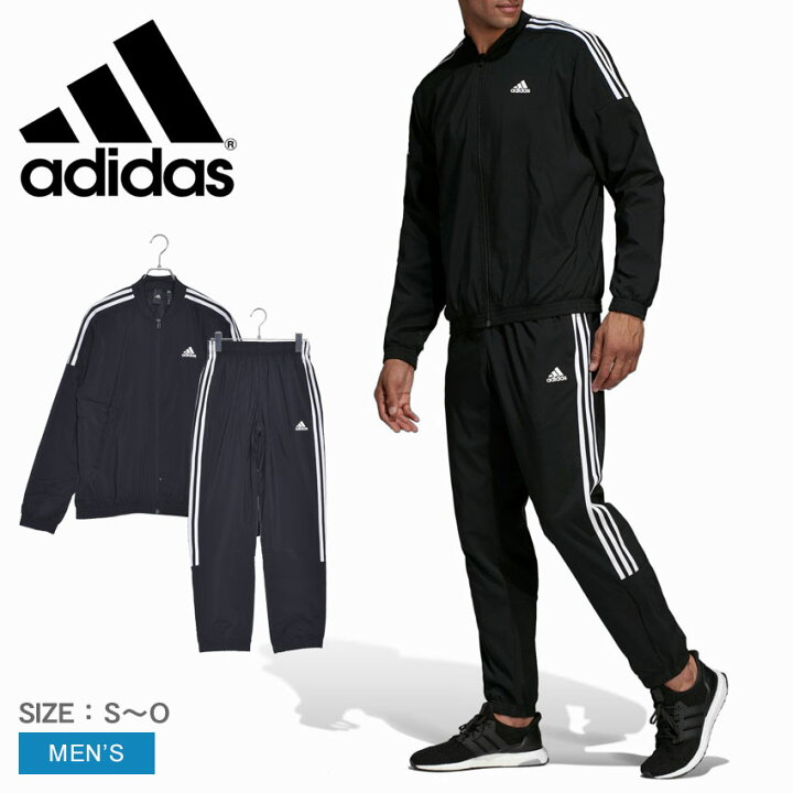 楽天市場 アディダス セットアップ Adidas マスト ハブ 3ストライプス ウーブントラックスーツ メンズ Must Haves 3 Stripes Woven Track Suits Frw32 ボトムス ズボン ロング おしゃれ ジャージ アウター トップス ジャケット おしゃれ 防寒 上着 上下セット 黒 Z Craft