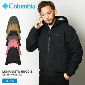 【店内全品★P2倍！】コロンビア フーディージャケット COLUMBIA ロマビスタフーディー メンズ ブラック 黒 ベージュ LOMA VISTA HOODIE PM3753 デイリー キャンプ フェス アウター タウンユース アウトドア カジュアル フリース 中綿 上着 羽織