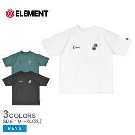 エレメント 半袖Tシャツ ELEMENT DICE SS メンズ ブラック 黒 ホワイト 白 BE021252 トップス ウェア カットソー ゆったり ビッグシルエット クルーネック ストリート プリント カジュアル アウトドア レジャー スケーター スケボー ロゴ