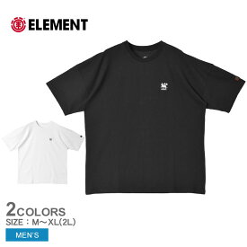 エレメント 半袖Tシャツ ELEMENT LION SS メンズ ブラック 黒 ホワイト 白 BE022RT1 トップス ウェア Tシャツ 半袖 クルーネック ストリート プリント カジュアル アウトドア レジャー スケーター スケボー ワンポイント ブランド ロゴ 国内正規品