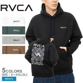 ルーカ パーカー RVCA BALANCE BOX HD メンズ ブラック 黒 ブラウン 茶 BE042040 プルオーバー ウエア スエット スウェット 長袖 トップス カジュアル スポーティ シンプル サーフ ビーチ ブランド おしゃれ フーディー フード