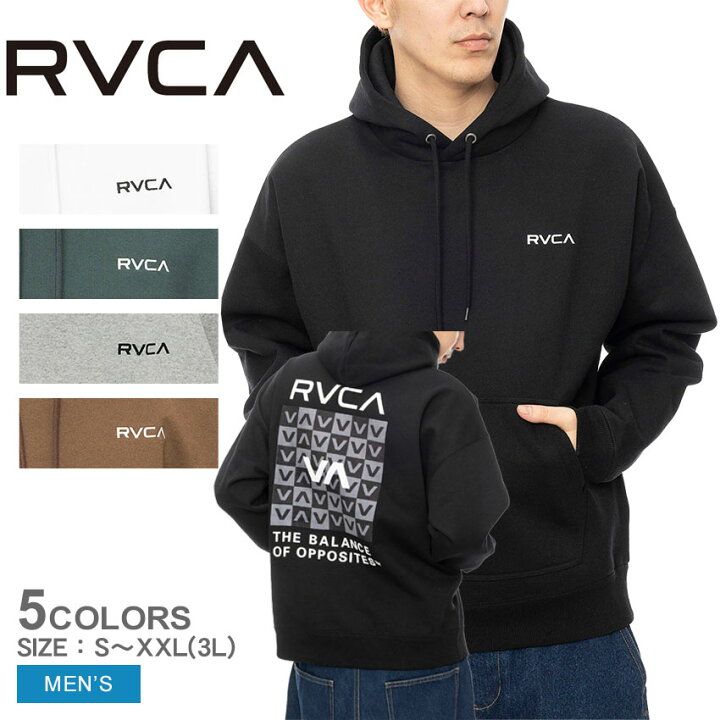楽天市場】ルーカ パーカー RVCA BALANCE BOX HD メンズ ブラック 黒 