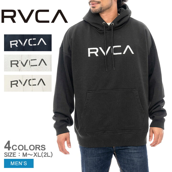 楽天市場】ルーカ パーカー RVCA BIG RVCA HD メンズ ブラック 黒 