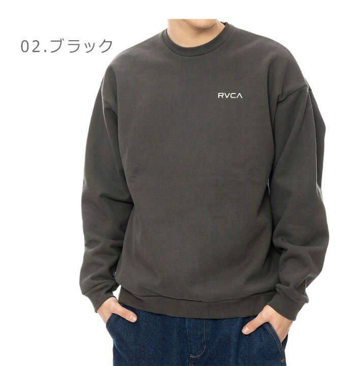 楽天市場】RVCA ルーカ トレーナー メンズ スウェット BE042032 クルー  