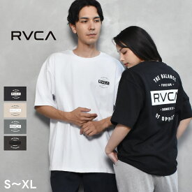 ルーカ 半袖Tシャツ RVCA TCS SS Tシャツ メンズ ホワイト 白 ブラック 黒 BF041265 トップス ウェア 半袖 ショートスリーブ アウトドア レジャー カジュアル シンプル ブランド プリント ロゴ クルーネック 大きめ ゆったり サーフ
