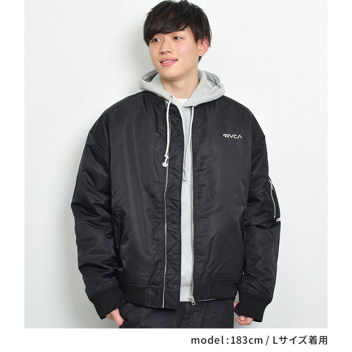 楽天市場】ルーカ MA-1 ジャケット メンズ RVCA ミスターカートゥーン  