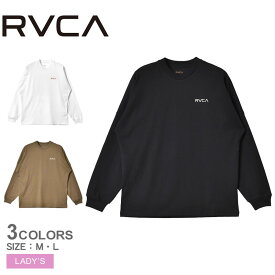 【店内全品★P5倍！】ルーカ 長袖Tシャツ RVCA BANDANA LS TEE ロングスリーブTシャツ レディース ブラック 黒 ホワイト 白 ブラウン 茶 BD043055 トップス カジュアル ロンT クルーネック ウエア ロゴ プリント 長袖 普段使い 毎日使い タウンユース サーフ|slz|