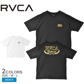 ルーカ 半袖Tシャツ RVCA LAURELS TEE メンズ ブラック 黒 ホワイト 白 BE041229 トップス tシャツ 半袖 バックプリント プリント ポケット カジュアル ロゴ ウエア ウェア サーフィン サーファー スポーツ 運動 スポーティ サーフ