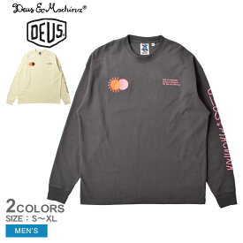 【ネコポス配送】デウス エクス マキナ Tシャツ メンズ DEUS EX MACHINA ニンバス ロングスリーブ Tシャツ ウェア 長袖 ティーシャツ おしゃれ オーバーサイズ ブランド ロゴ シンプル カジュアル ストリート 定番 人気 春秋冬 服 ロングスリーブ