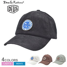 デウス エクス マキナ 帽子 DEUS EX MACHINA PUSH START DAD CAP メンズ レディース ブラック 黒 ホワイト 白 DMF237005 キャップ ロゴ カジュアル ブランド ぼうし タウンユース コーデュロイ レジャー アウトドア キャンプ お出かけ 小物