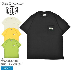 【店内全品★P2倍！】デウス エクス マキナ 半袖Tシャツ DEUS EX MACHINA TANGO POCKET TEE メンズ ブラック 黒 ホワイト 白 DMS221658 トップス 半袖 クルーネック おしゃれ ブランド ロゴ シンプル カジュアル 定番 アウトドア スポーティー ストリート