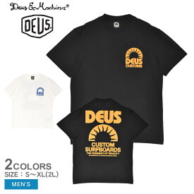 【ネコポス配送】 デウス エクス マキナ 半袖Tシャツ DEUS EX MACHINA MELODIES TEE メンズ ブラック 黒 ホワイト 白 DMP251185 トップス 半袖 Tシャツ おしゃれ ロゴ プリント バックプリント サーフ カジュアル 海 ストリート シンプル ブランド