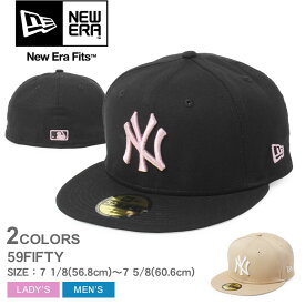 【さらにP20倍★SALE】ニューエラ キャップ 帽子 NEW ERA MLB リーグ エッセンシャル 59FIFTY メンズ レディース ブラック 黒 ベージュ 60298738 60298742 キャップ ベースボールキャップ BBキャップ 野球帽 5950 野球 メジャーリーグ 刺繍 刺しゅう ロゴ ブランド