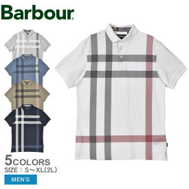 【店内全品★P5倍！】バブアー ポロシャツ BARBOUR ブレインポロ メンズ ホワイト 白 グレー BLAINE POLO MML1117 ブランド 半袖 トップス バーブァー カジュアル クラシック クラシカル ビジネス 定番 シンプル おしゃれ タータンチェック チェック ブルー 青|slz|