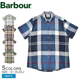 【店内全品★P5倍！】バブアー 半袖シャツ BARBOUR ダグラス ショートスリーブ テイラードシャツ メンズ ネイビー 紺 グリーン DOUGLAS SHORT SLEEVE TAILORED SHIRT MSH5077 ブランド 半袖 トップス バーブァー カジュアル クラシック クラシカル ビジネス