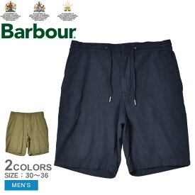 バブアー ボトムス BARBOUR メンズ ネイビー 紺 グリーン LINEN CTN MIXSHORT MST0007 ブランド バーブァー ズボン ショート丈 ショートパンツ ハーフパンツ リネン 麻 コットン 綿 アウトドア 定番 おしゃれ