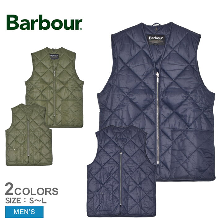 楽天市場】バブアー ベスト BARBOUR LARGE BOX QUILT LINER メンズ 