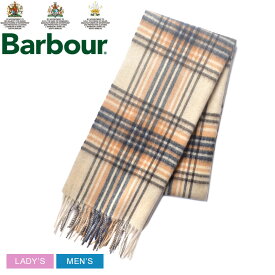 【店内全品★P2倍！】バブアー マフラー BARBOUR トーリドン チェック スカーフ メンズ レディース ベージュ TORRIDON CHECK SCARF USC0359 バーブァー おしゃれ カジュアル クラシカル ロゴ タータンチェック チェック 防寒 ストール 定番 マルチカラー