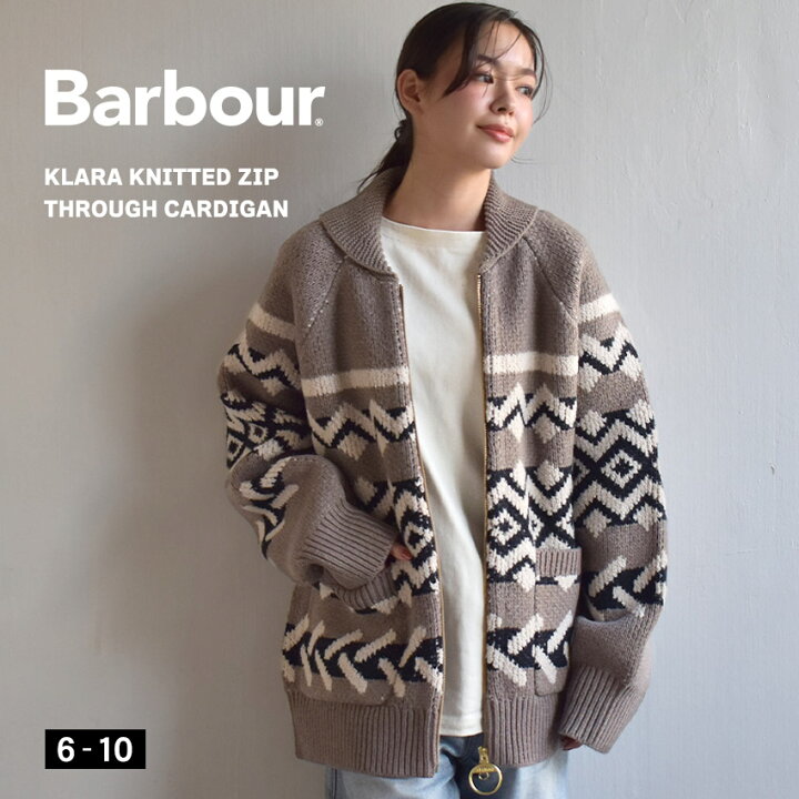 楽天市場】バブアー カーディガン BARBOUR Klara Knitted Zip Through 