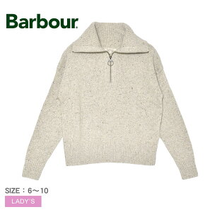 �o�u�A�[ �Z�[�^�[ BARBOUR ���x���Y�f�[�� �n�[�t �W�b�v �j�b�g �W�����p�[ ���f�B�[�X �x�[�W�� Lavensdale Half-Zip Knitted Jumper LKN1579 �E�[���� �g�b�v�X �j�b�g ���� �Z�[�^�[ �E�F�A �V���v�� �n
